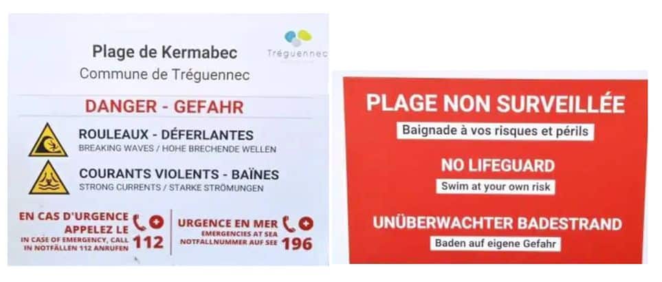 Baignade non surveillée X2