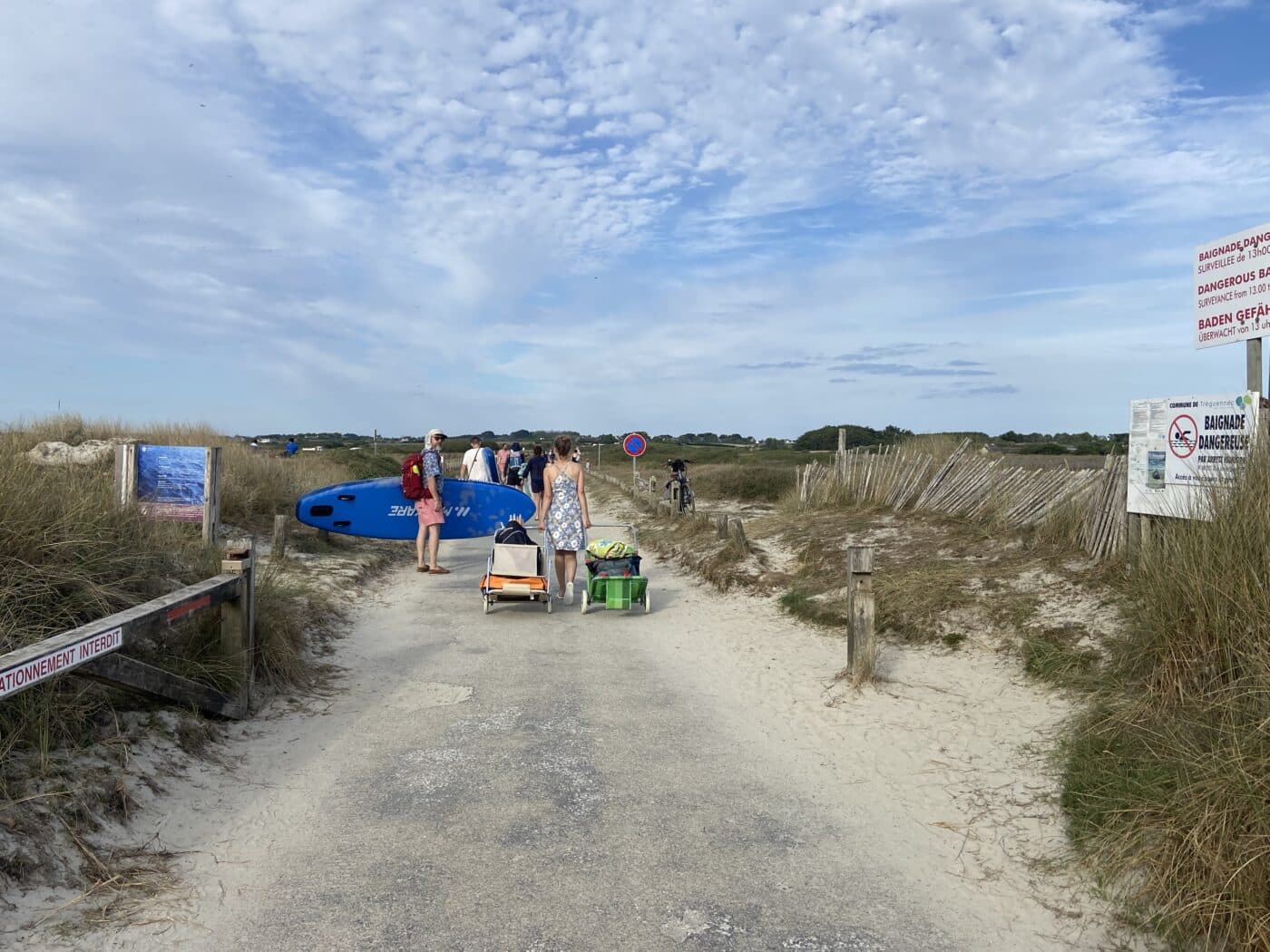 La plage de Kermabec _accès plage